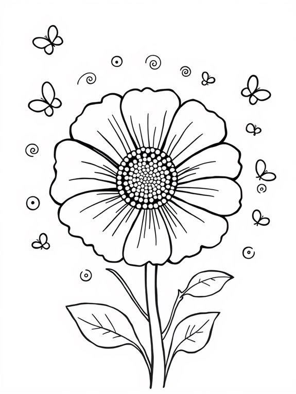 adorable marigold coloring design