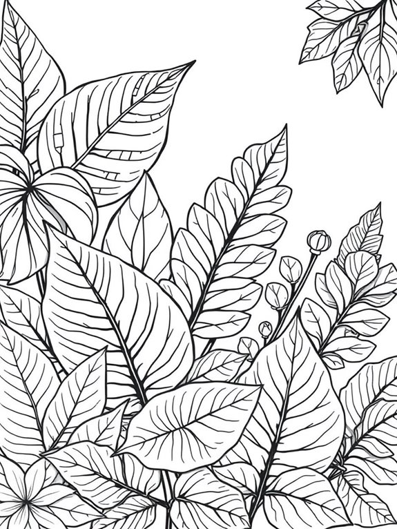 botanical garden leaf design