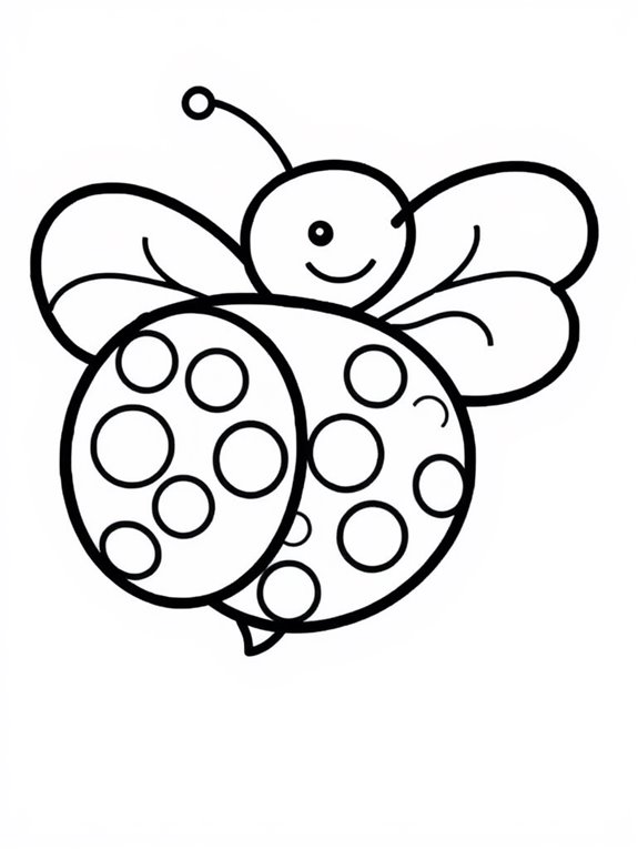 bumblebee coloring page design