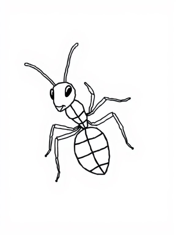 carpenter ant coloring page