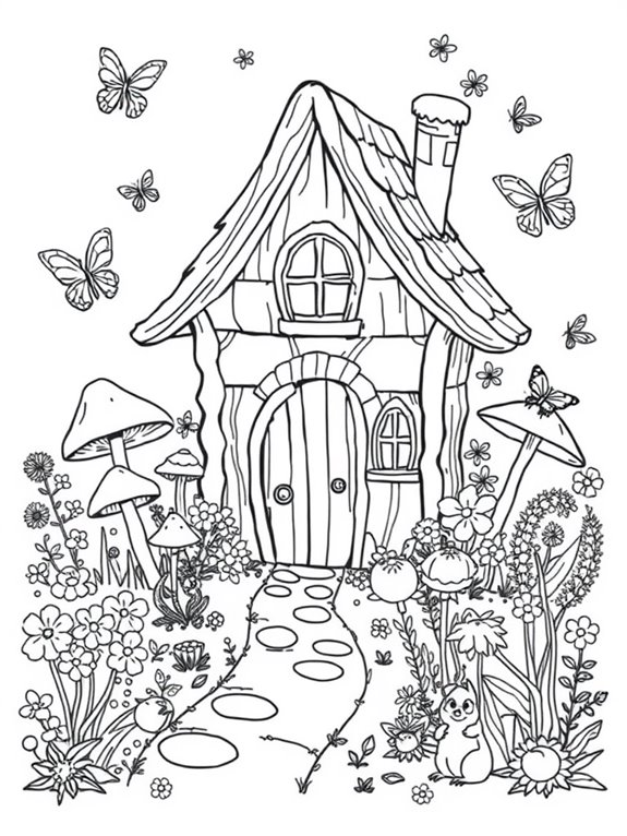 cedar fairy house design