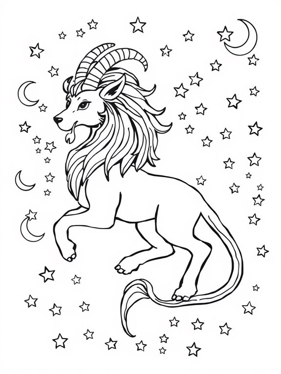 chimera with celestial elements