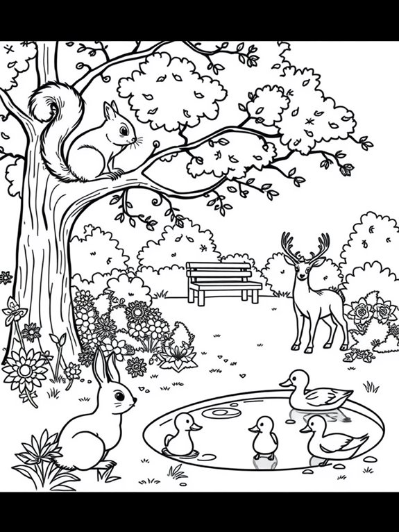 coloring page of animals