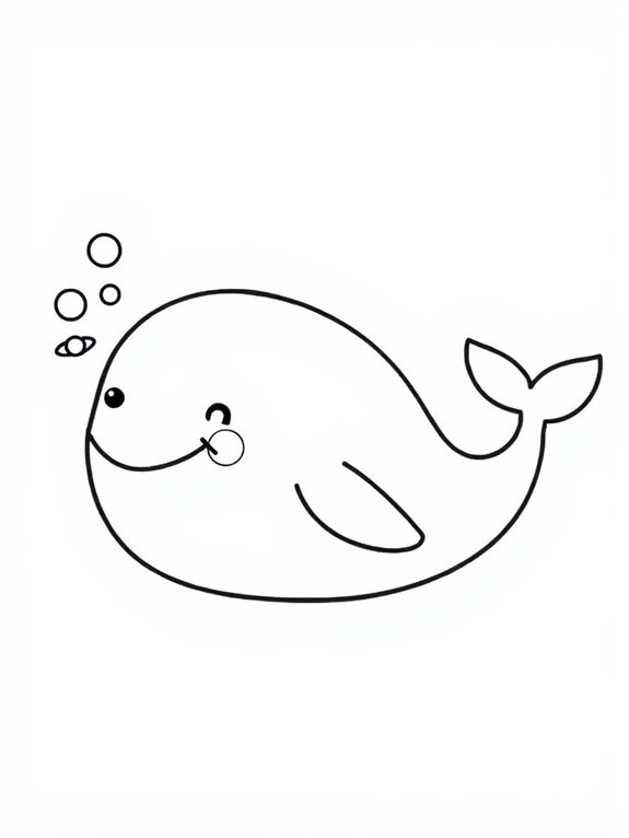 coloring page of whales