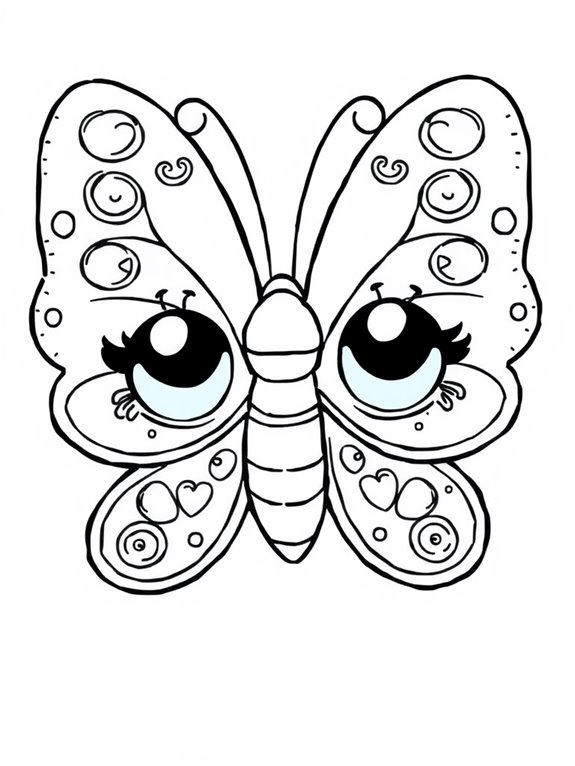 cute tiny butterfly design