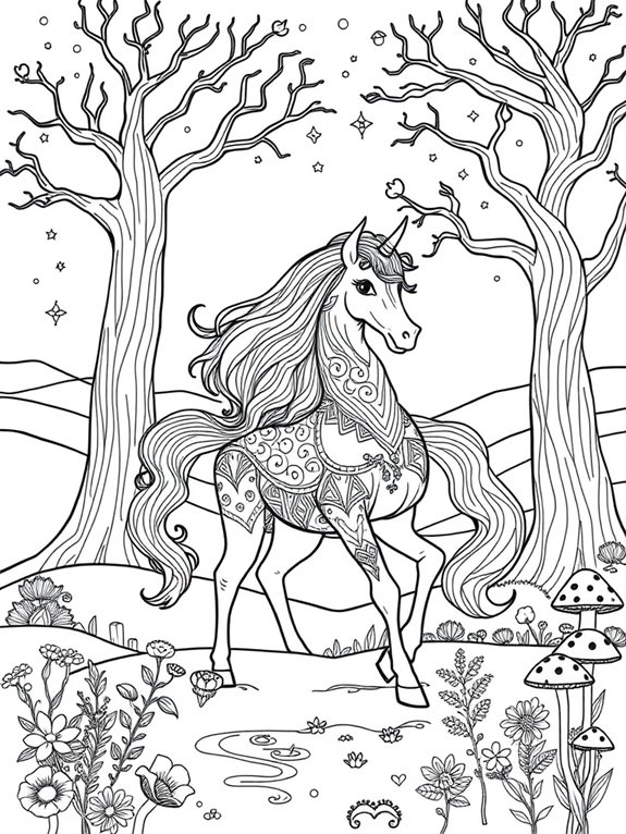 elegant centaur in nature