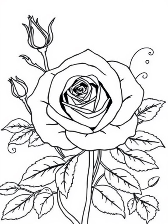 elegant rose garden design