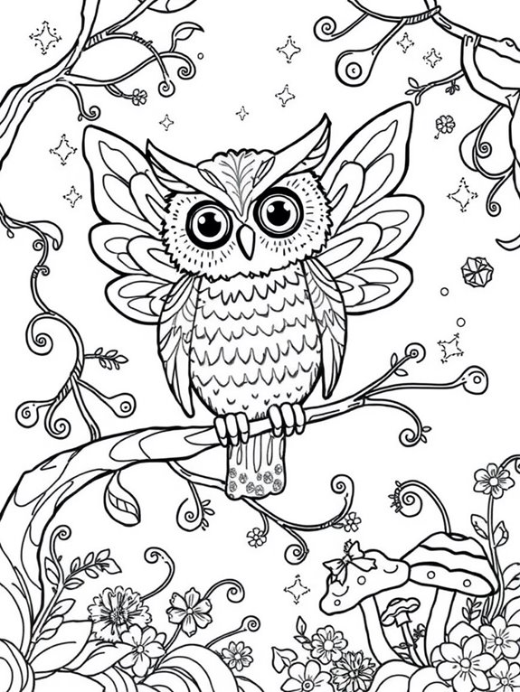 fairy owl forest adventure