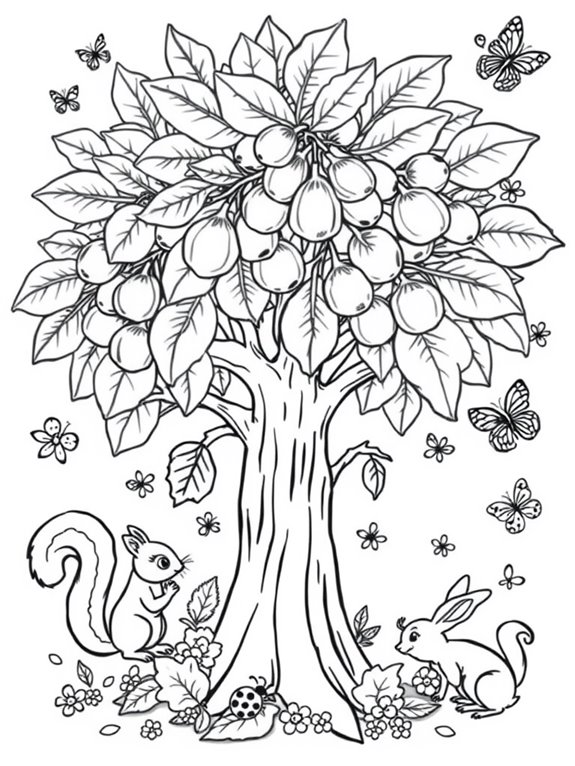 fig tree with critters