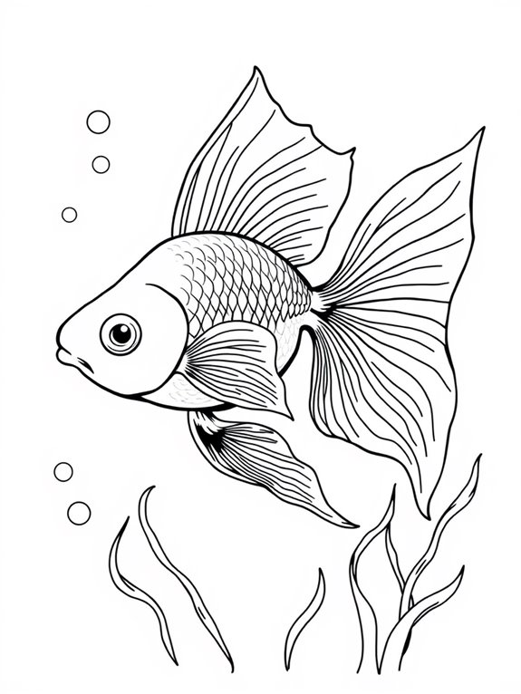 flowing fins goldfish design