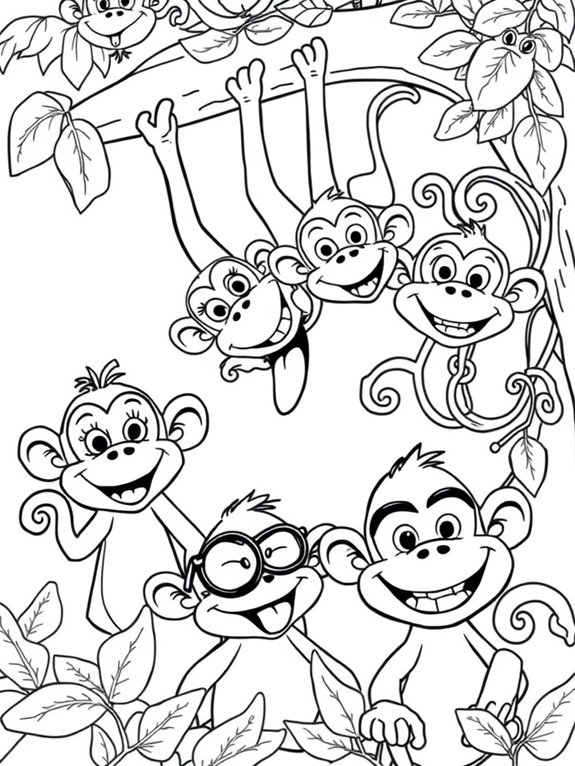 funny faces of monkeys