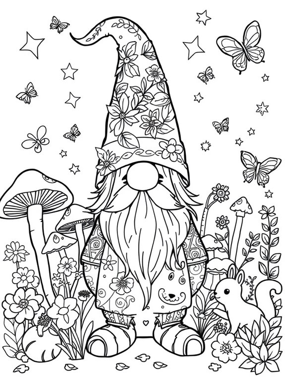 gnome in enchanted forest