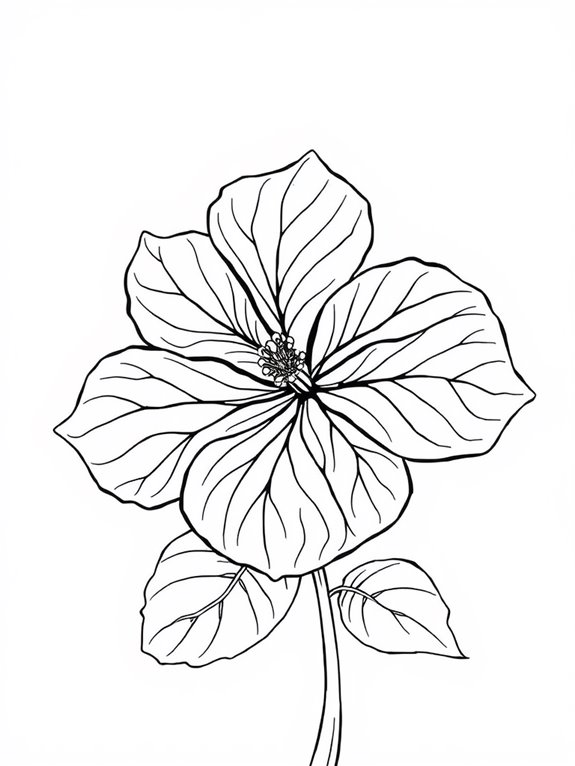 hibiscus leaf coloring activity