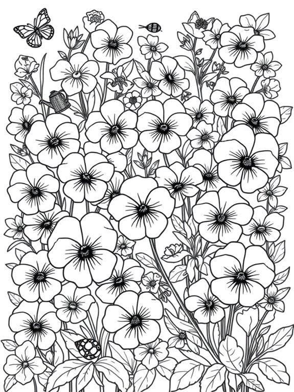 hidden objects coloring page