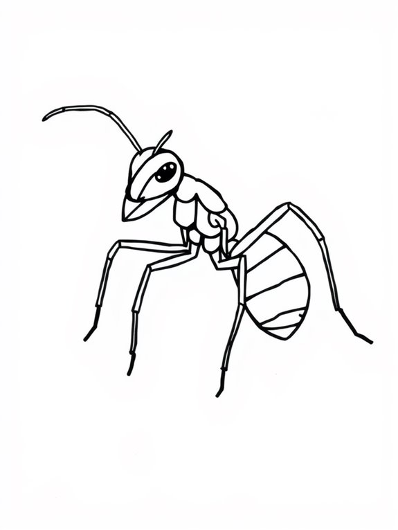 minimalist carpenter ant design