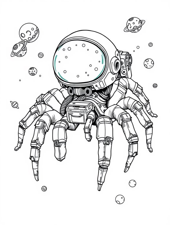 tarantula in outer space