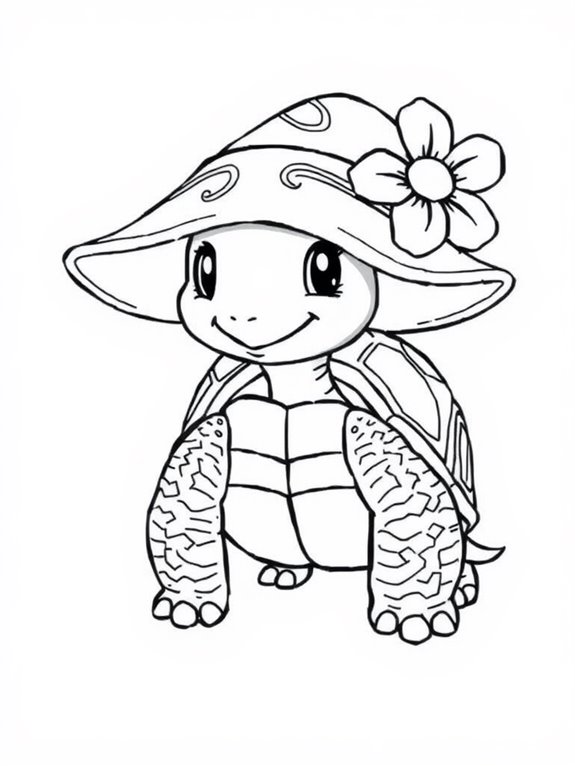 tortoise wearing a hat