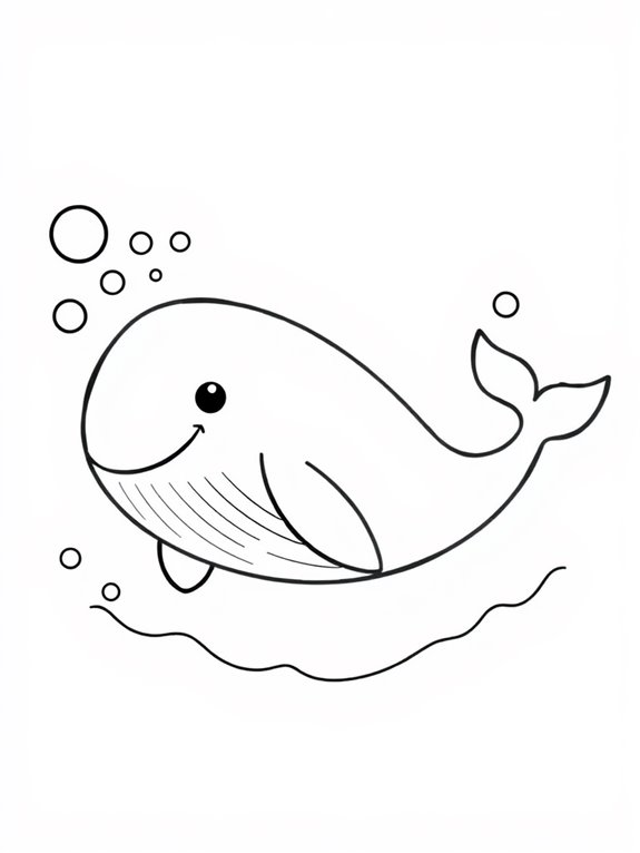 whales blowing bubble designs